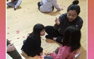 Eliora and dancers having a blast in class.